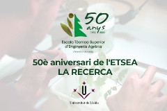 Aniversari 50 anys de l'ETSEA: La Recerca