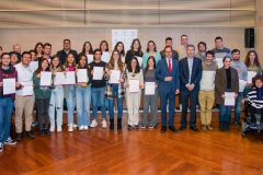 Prop de 60 alumnes, becats per Banco Santander per a estudiar a la UdL