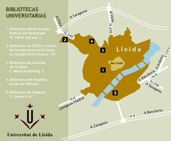 Bibliotecas de la UdL Bibliotecas de la UdL