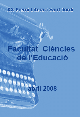 XX Premi Literari Sant Jordi 08. Universitat de Lleida