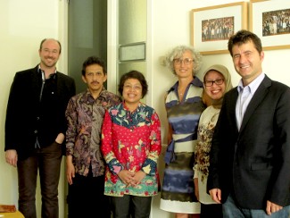 Els representants de la UdL i l'Institut Teknologi Bandung d’Indonèsia