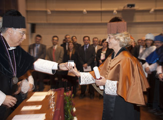 Laffargue, honoris causa per la Universitat de Lleida