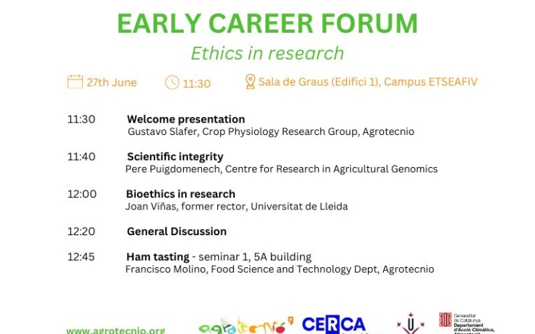 Jornada: Early Career Research Forum: 'Ethics in research'