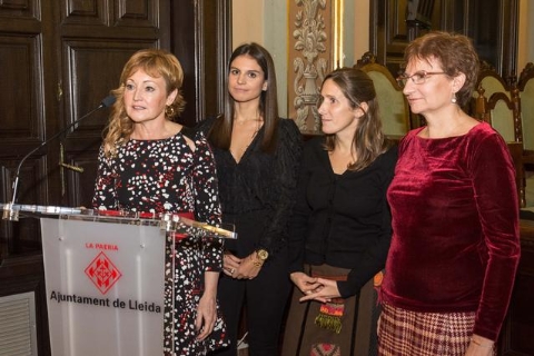 Les guanyadores del premi Batec 2019. FOTO: Javi Martin