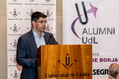 Lliurament de l'11è Premi Alfons de Borja d'Alumni UdL a Marc Palahí Lozano