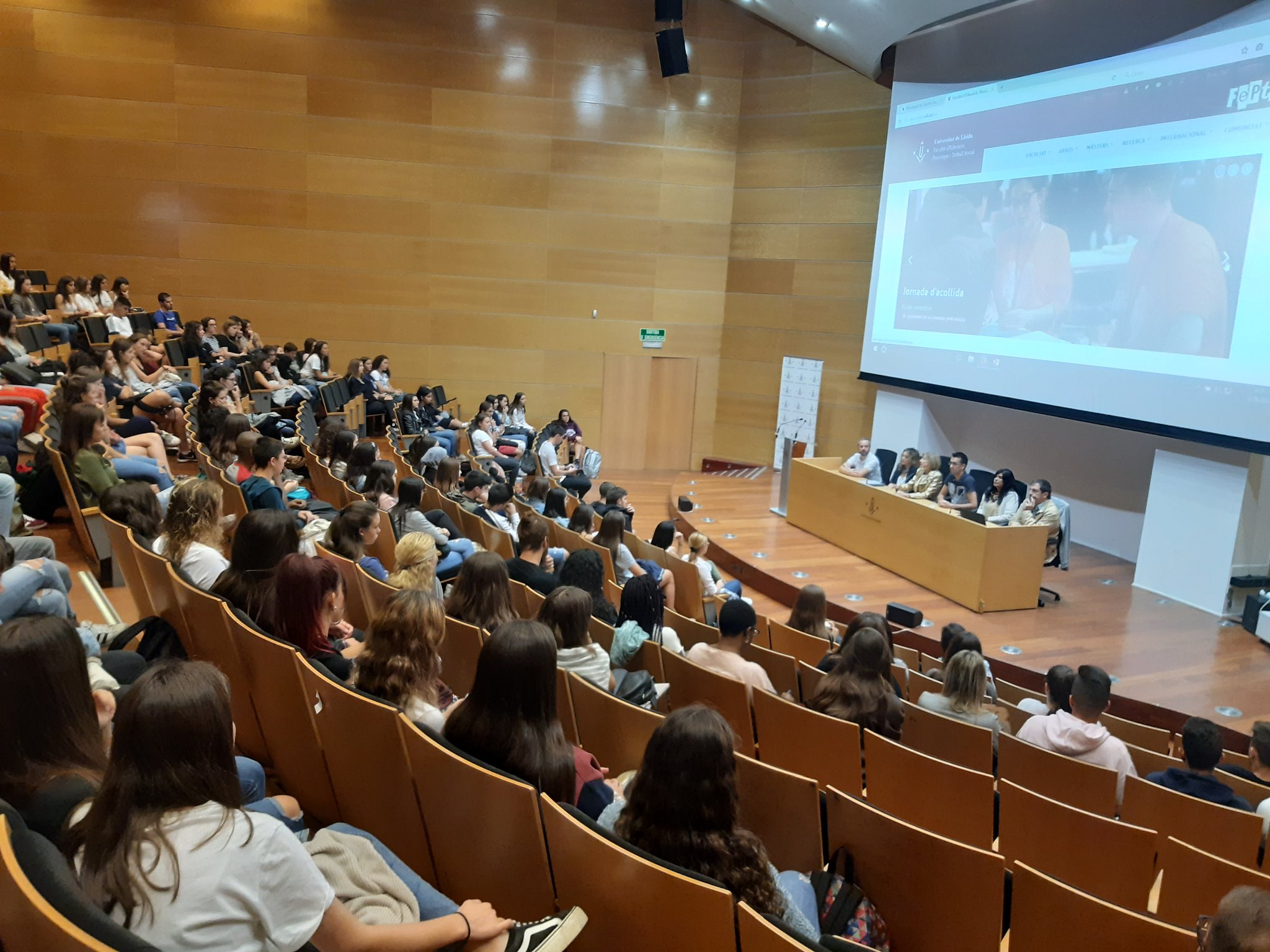 Jornada d'Acollida al nou estudiantat de la UdL Jornada d'Acollida al nou estudiantat de la UdL