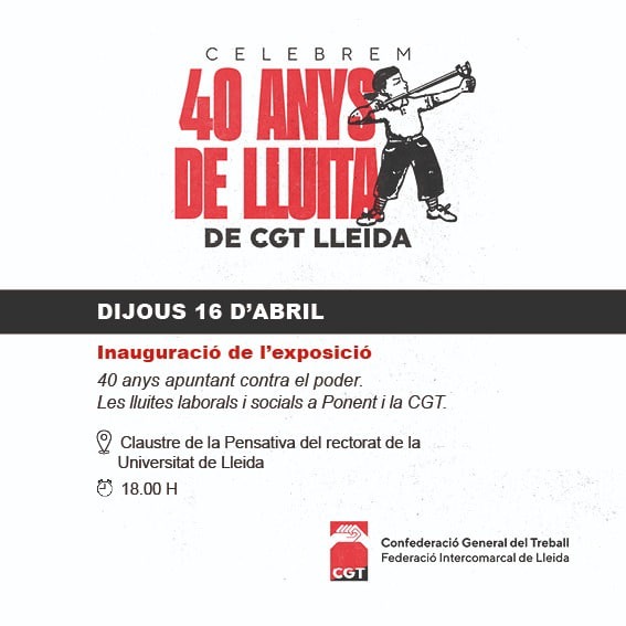 Exposició CGT Lleida