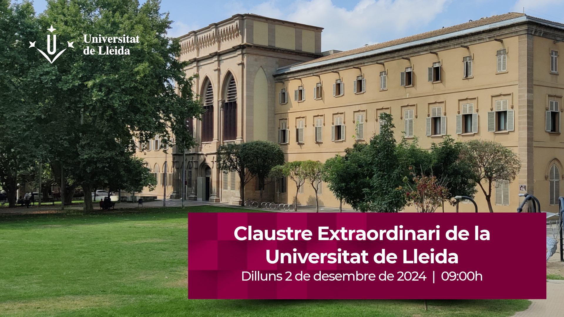 Claustre extraordinari de la UdL Claustre extraordinari de la UdL