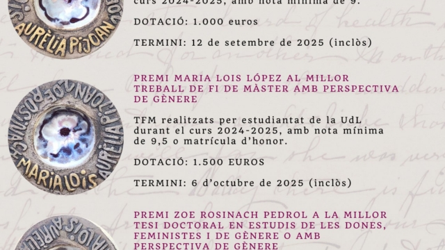 Acte de lliurament dels Premis de Recerca en gènere