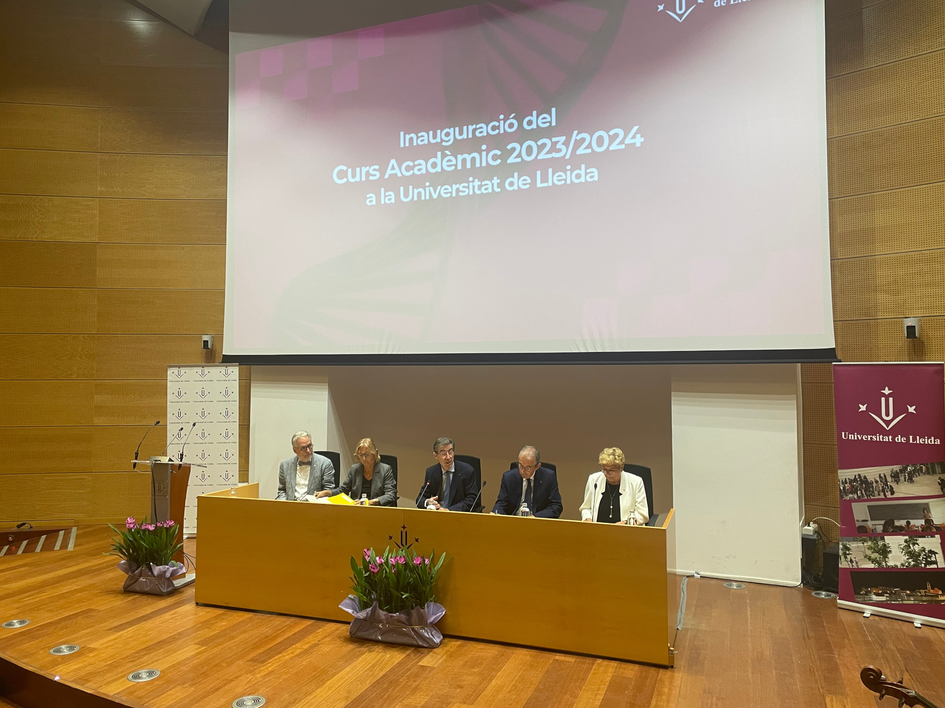 Inauguració del curs acadèmic 2023/24 de la Universitat de Lleida