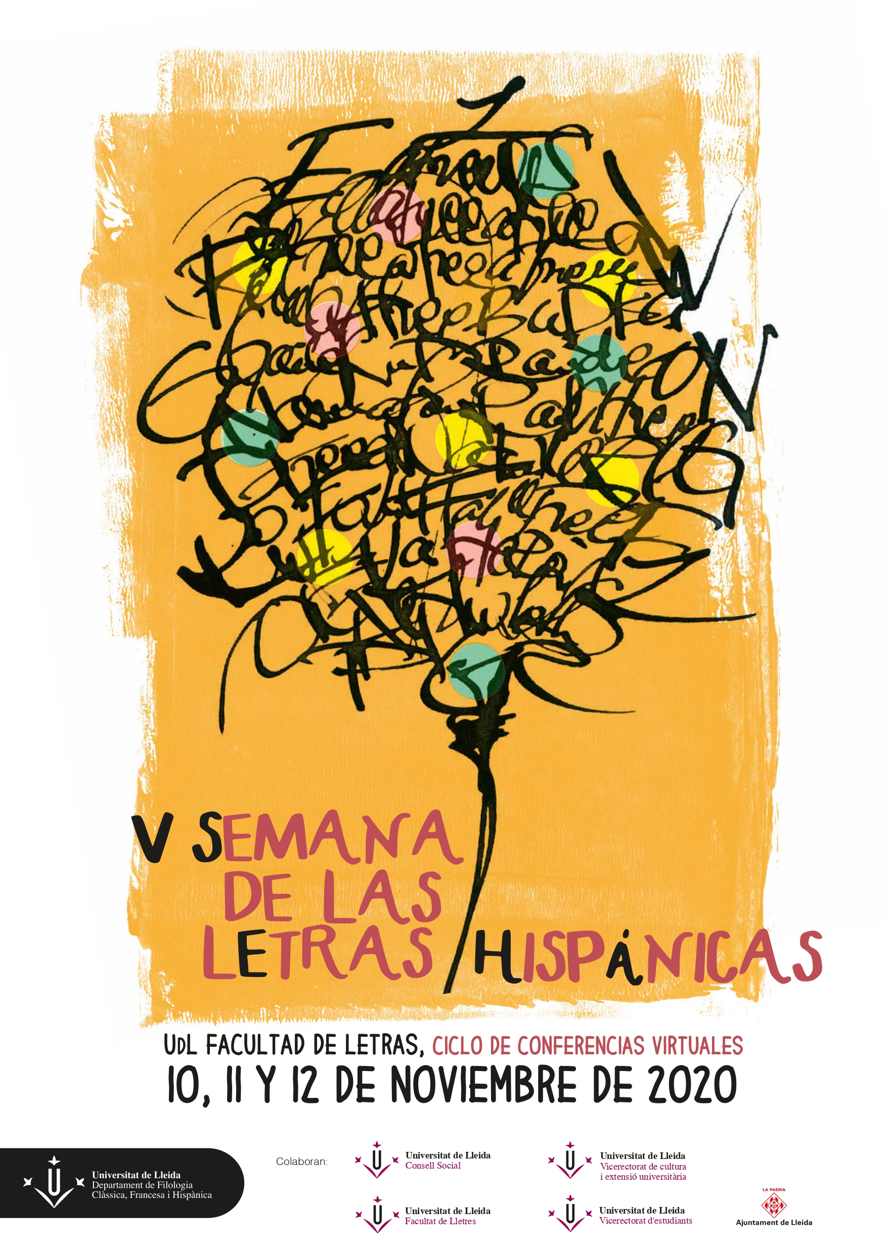 V Semana de las Letras hispánicas de la UdL V Semana de las Letras hispánicas de la UdL