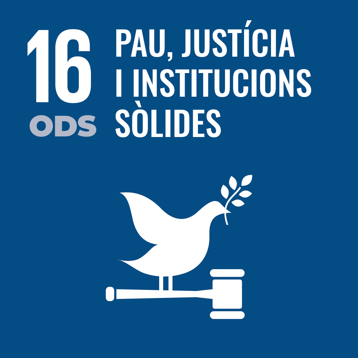 ODS 16 / Pau, Justícia i Institucions Sòlides