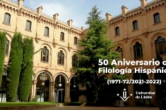 50 aniversario de Filología Hispánica en la UdL (1971-1972 / 2021-2022)