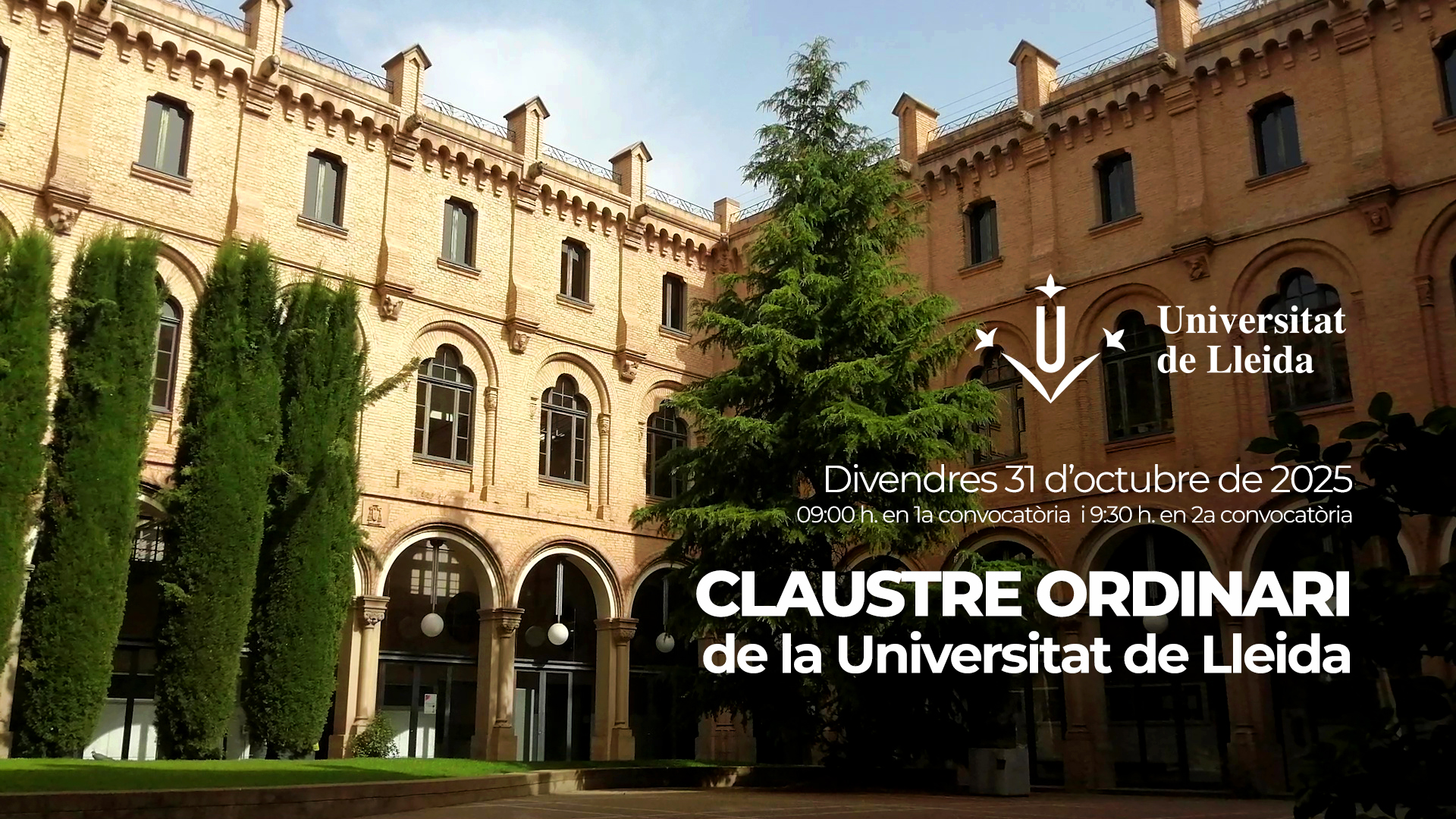 Claustre Ordinari de la UdL 31 octubre 2025