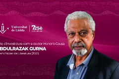 Acte d'investidura com a doctor Honoris Causa de la UdL del novel·lista tanzà Abdulrazak Gurnah