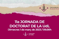 IX Jornada de Doctorat de la UdL