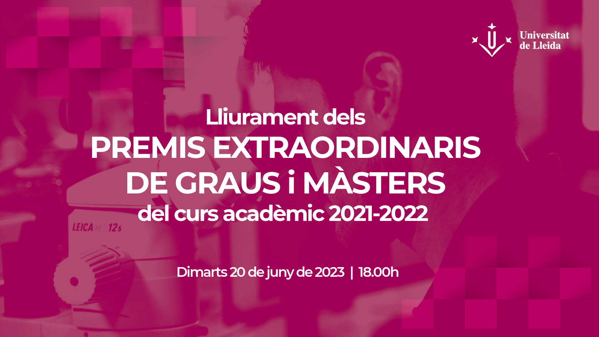 Lliurament dels premis extraordinaris de graus i màsters del curs acadèmic 2021-2022