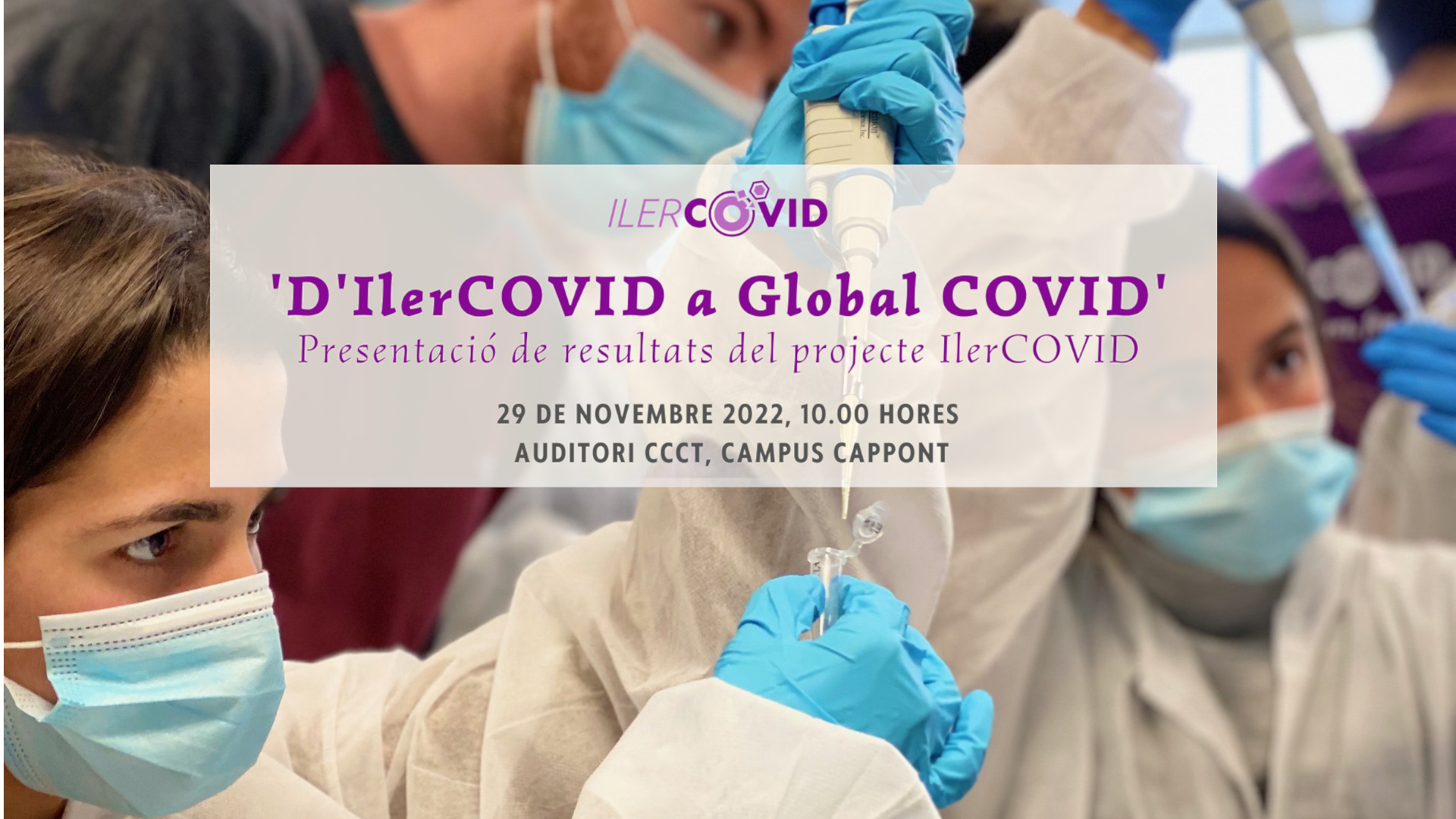 D'IlerCOVID a Global COVID. Presentació de resultats del Projecte IlerCOVID