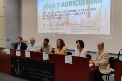 Jornada Aigua i Agricultura: Recerca i desenvolupament per a una agricultura sostenible en un context d'escassetat d'aigua