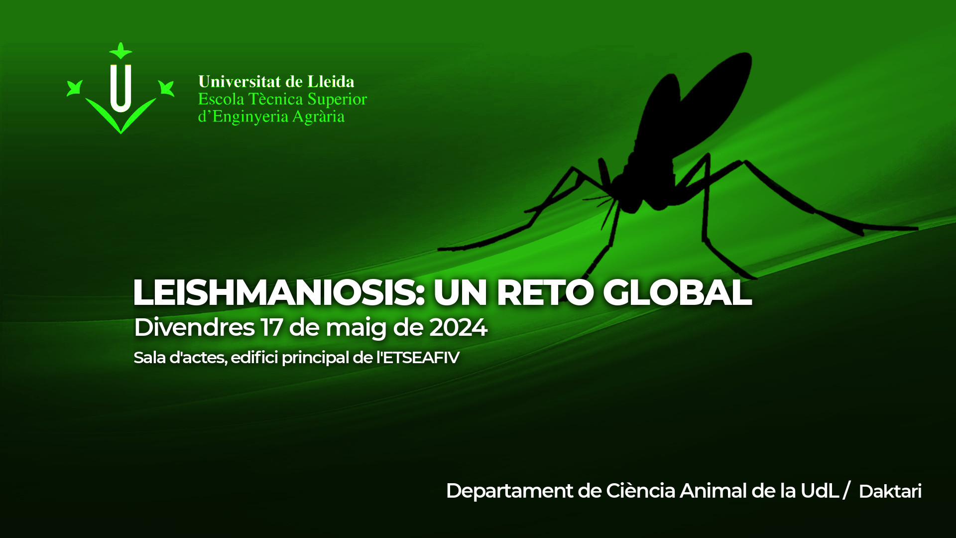 Jornada: Leishmaniosis, un reto global Jornada: Leishmaniosis, un reto global