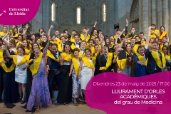 Lliurament d'Orles del grau de Medicina UdL 2025