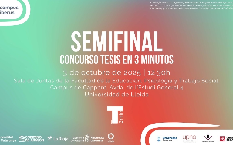 Semifinal del concurs Tesis en 3 Minutos de Campus iberus