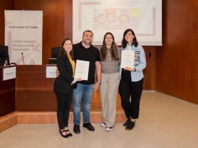 6è Concurs d'idees de negoci innovadores per a l'assoliment dels Objectius de Desenvolupament Sostenible (ODS) de la Universitat de Lleida