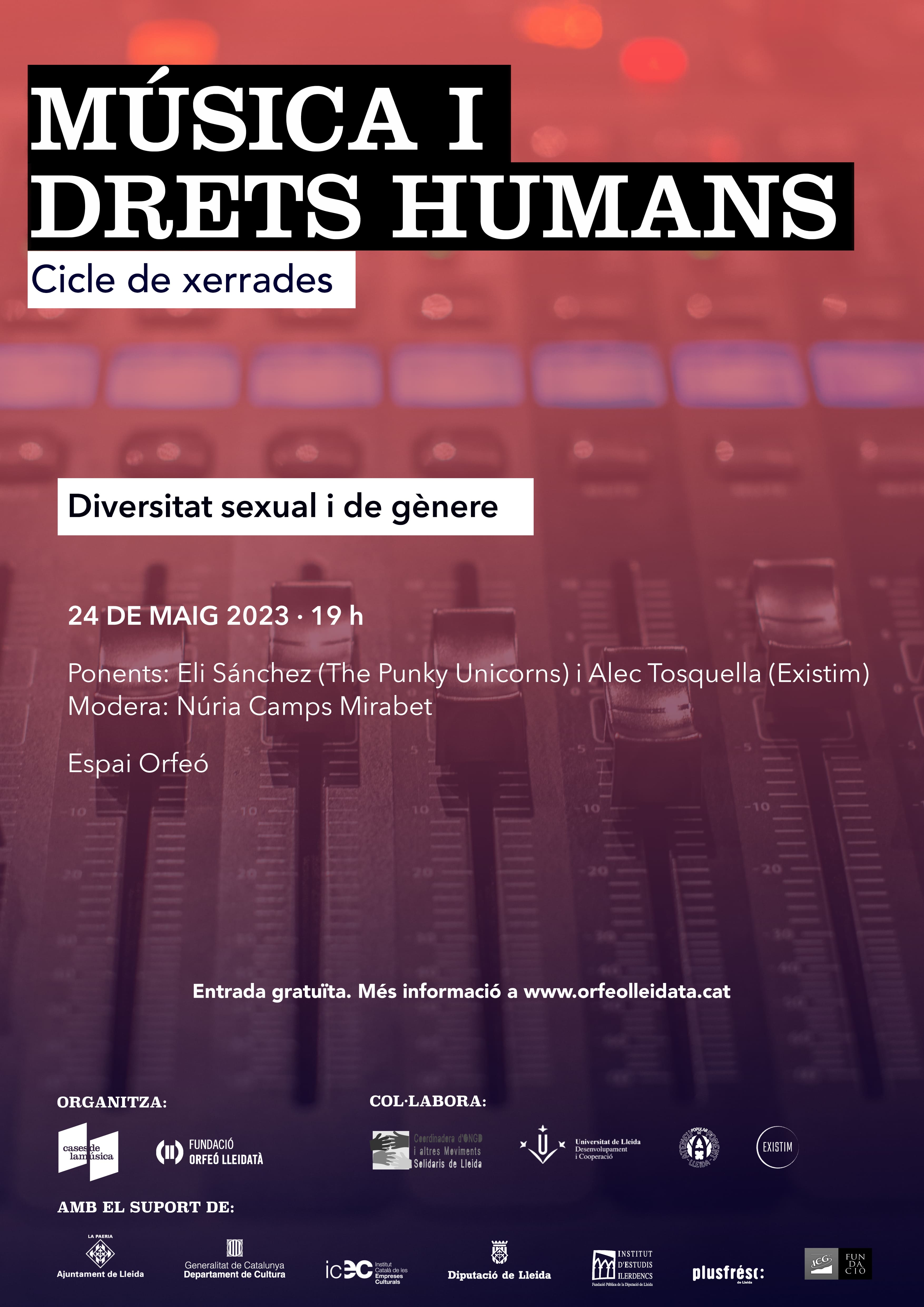 C-Xerrades Música i DDHH 2023_Diversitat sexual i de gènere