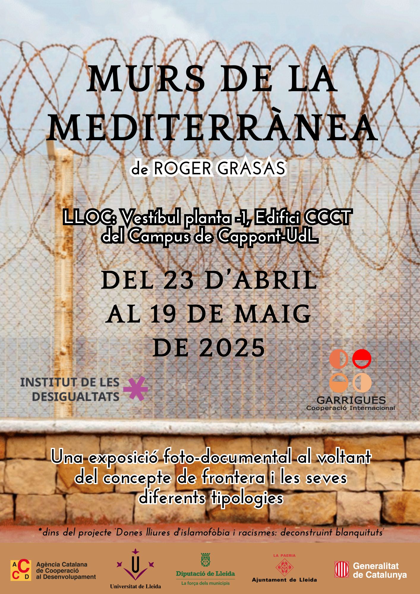 Exposició fotogràfica Murs de la Mediterrània, de Roger Grasas Exposició fotogràfica Murs de la Mediterrània, de Roger Grasas