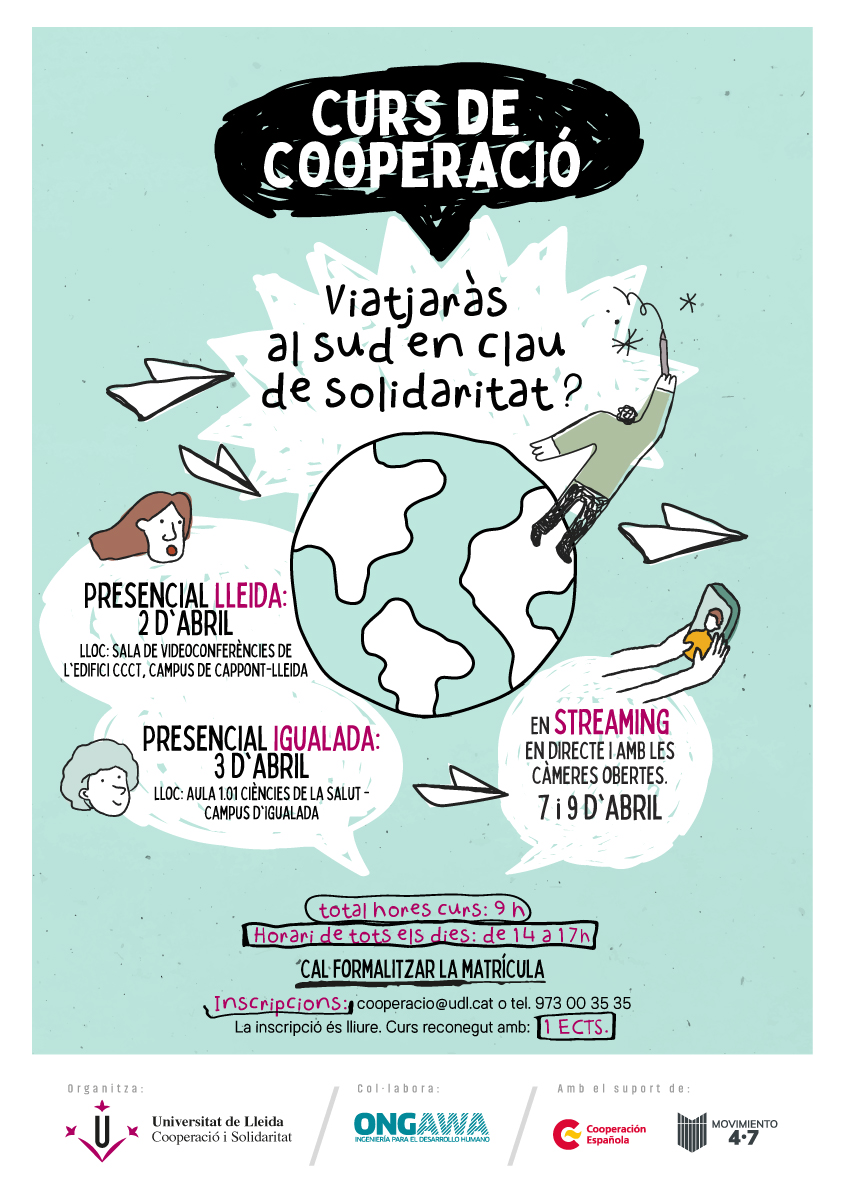 Curs de cooperació: Viatjaràs al sud en clau de solidaritat? Curs de cooperació: Viatjaràs al sud en clau de solidaritat?