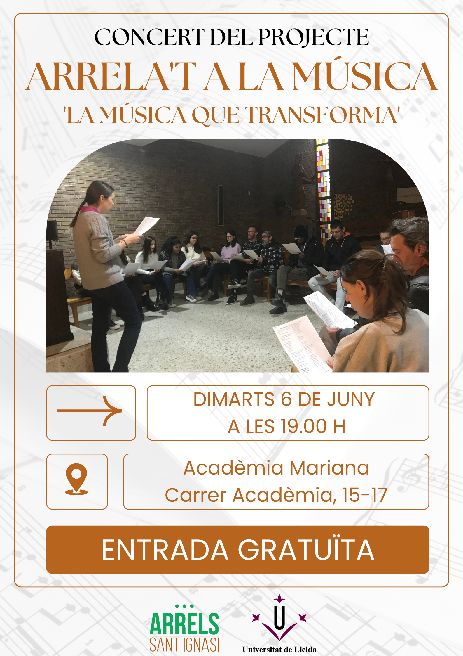 Cartell_Concert Arrela't a la música