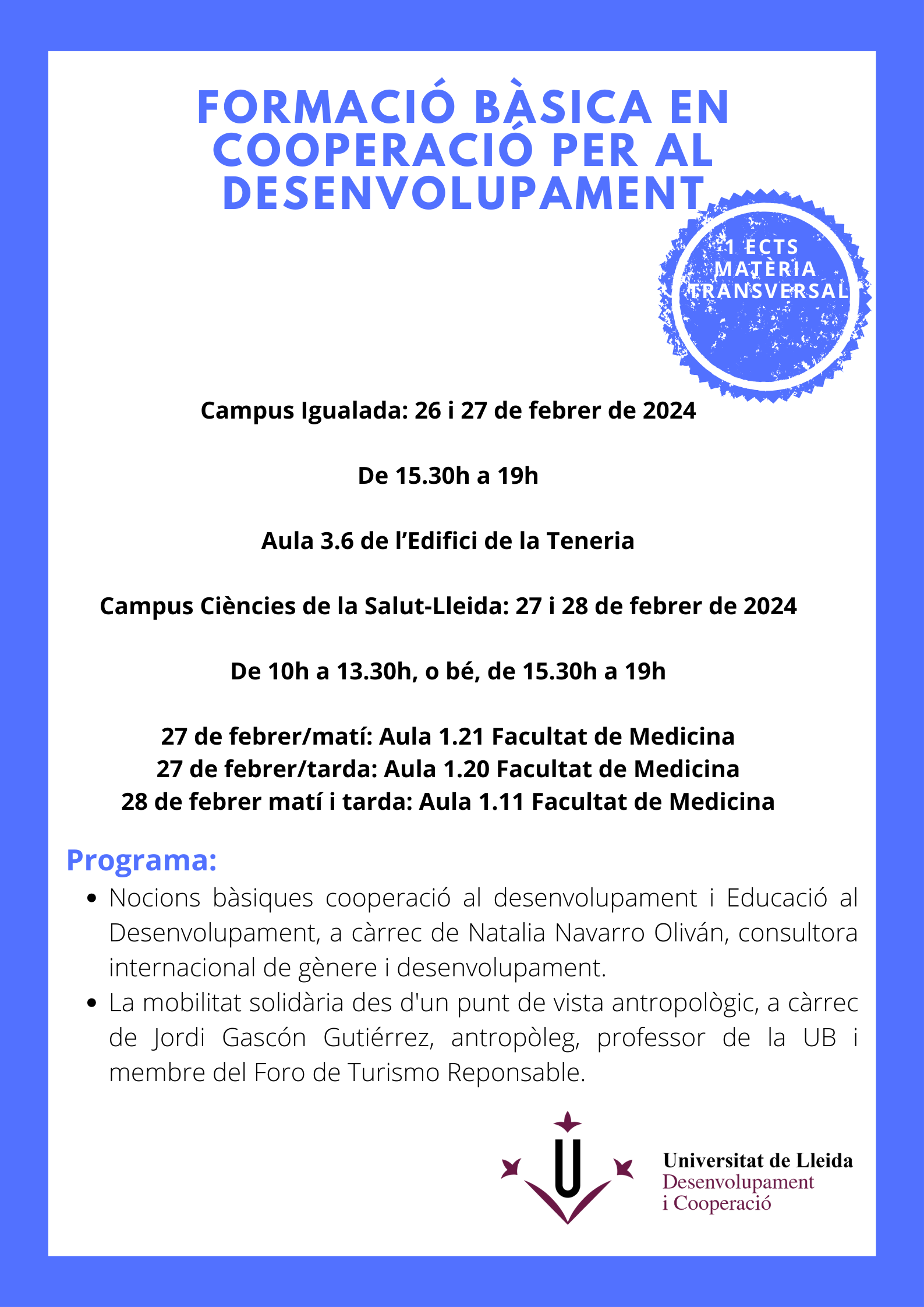 Cartell_Curs_Lleida_Igualada_Cooperacio_Basica