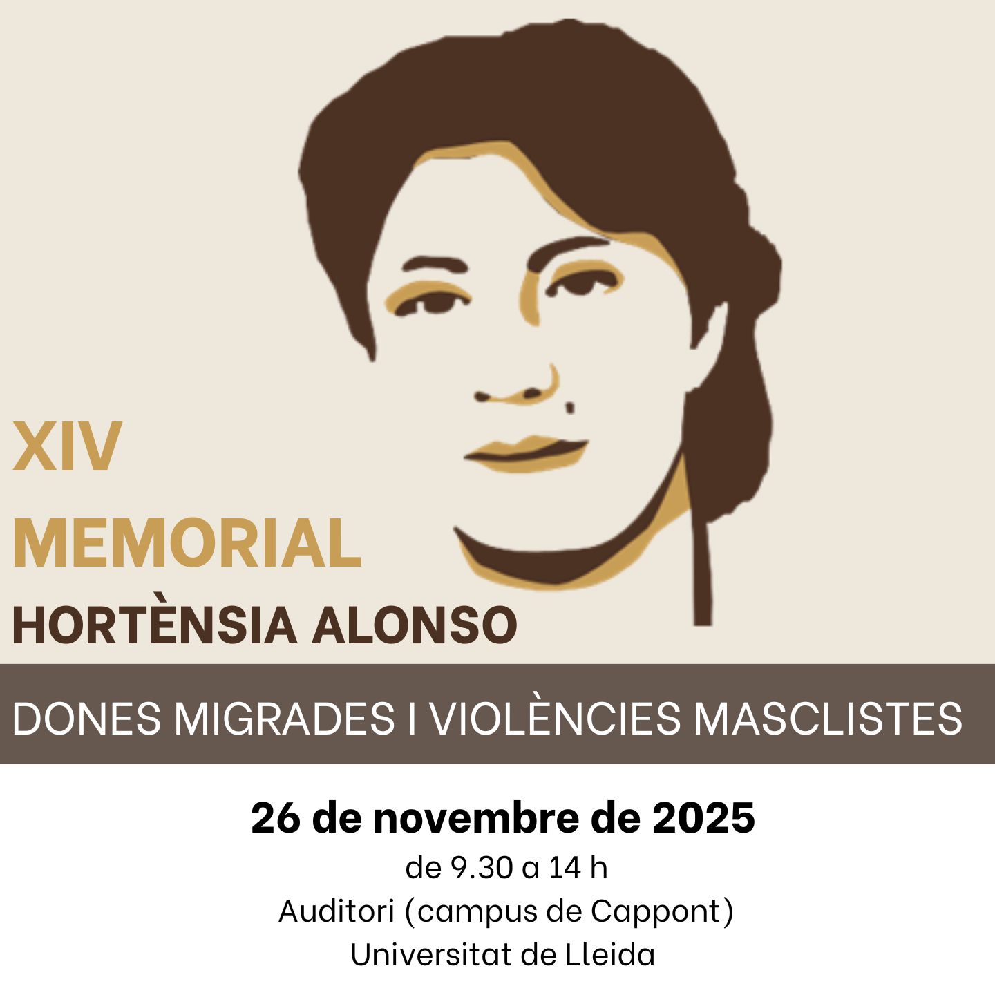 XIV Memorial Hortènsia Alonso: Dones migrades i violències masclistes.