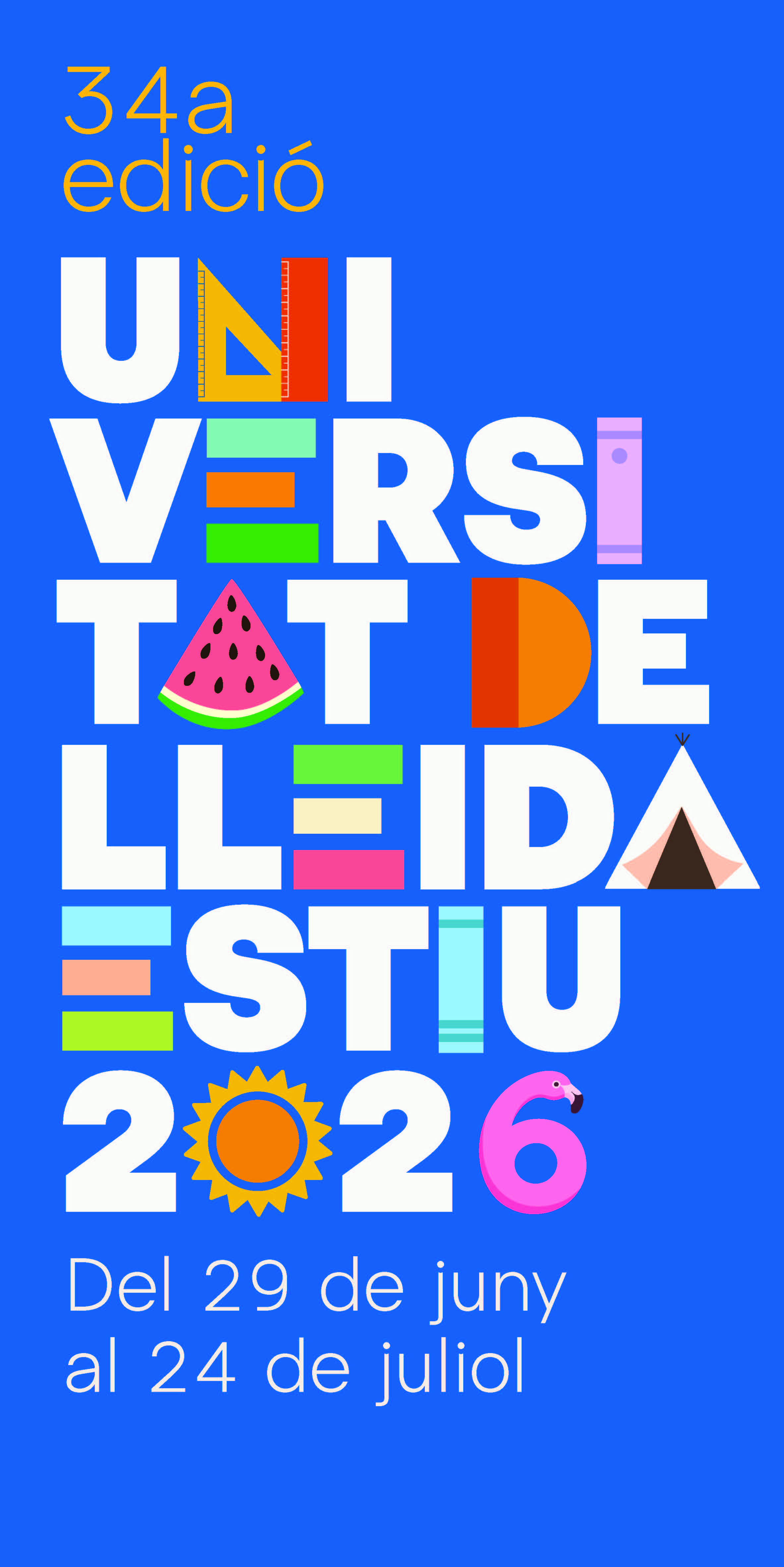 CARTELL UDL ESTIU VERTICAL (ORIGINAL)