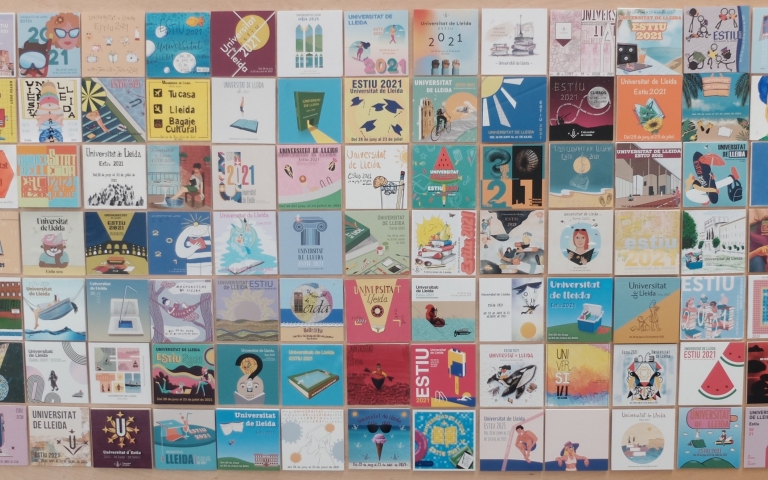 Exposició de les obres presentades al Concurs de Cartells de la Universitat d’Estiu 2021