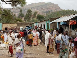 Poble de Wukro (Etiòpia). FOTO:Associació Antisida de Lleida