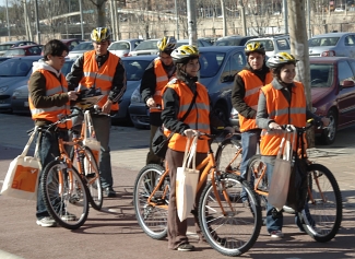 Cessió de bicicletes a l'estudiantat de la Universitat de Lleida