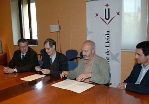 Signatura del Conveni UdL-ITL