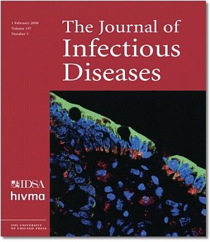 Portada del nª de Febrer del Journal of Infectious Disease, on apareix l'estudi del Grup de Genètica de la UdL Portada del nª de Febrer del Journal of Infectious Disease, on apareix l'estudi del Grup de Genètica de la UdL