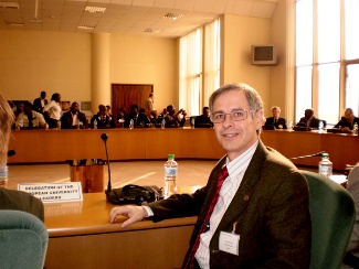 Joan Viñas, rector de la Universitat de Lleida, a la Trobada Europa-Àfrica