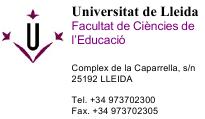 Facultat de Ciències de l'Educació. XIX Premi Literari Sant Jordi. UdL Facultat de Ciències de l'Educació. XIX Premi Literari Sant Jordi. UdL