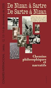 De Nizan à Sartre, de Sartre à Nizan. Chemins philosophiques et narratifs