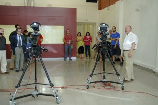 Presentació del nou plató de Comunicació Audiovisual de la UdL