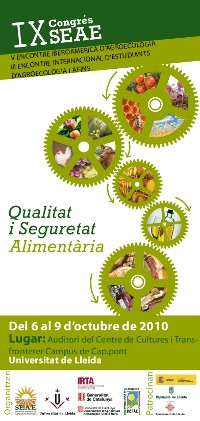 Congrés Qualitat i Seguretat Alimentària. Universitat de Lleida