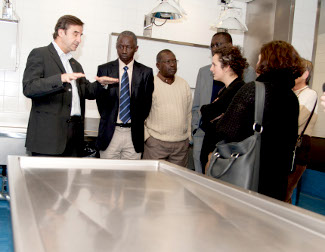 Visita d'otalmòlegs del Senegal a la Universitat de Lleida