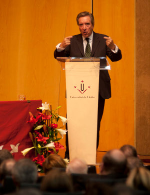 Iñaki Gabilondo inaugura el curs a la Universitat de Lleida