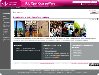 UdL OpenCourseWare / Universitat de Lleida UdL OpenCourseWare / Universitat de Lleida