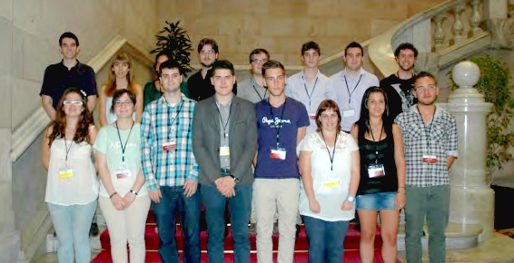 Estudiants de la UdL al Parlament