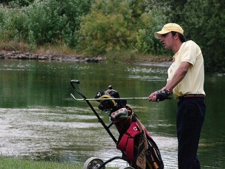 Gerard Piris, de la Universitat de Lleida, or al mundial de golf