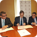 Signatura del protocol de la Càtedra d'Estudis Occitans de la Universitat de Lleida